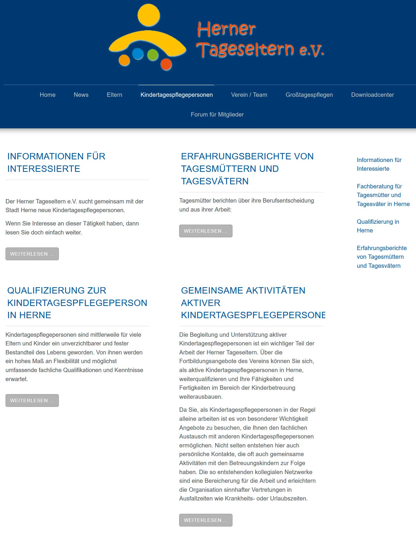 Referenz: Herner Tageseltern e.V.